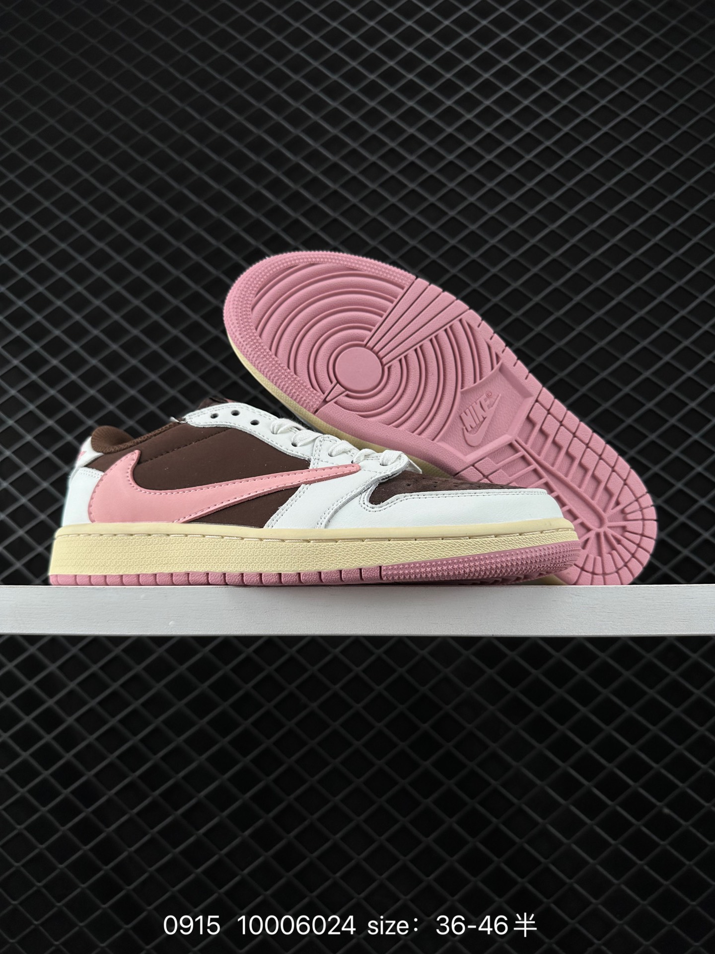 fragment design x Travis Scott x Nike Air Jordan 1 Low OG SP”Black/Green Toe“